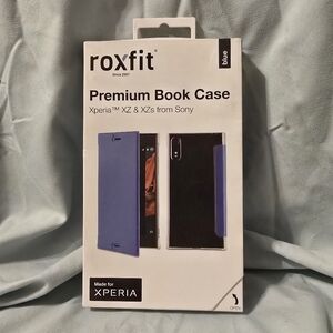 Blue Premium Book Case for Xperia XZ & XZs